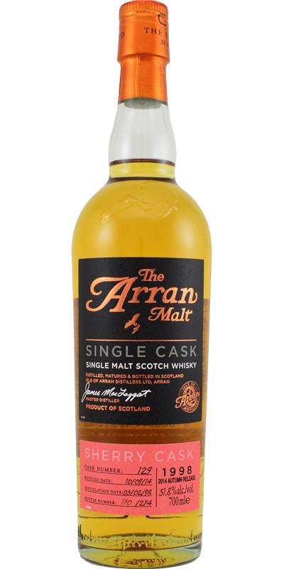 Arran 1998 Single Cask - 2014 Autumn Release