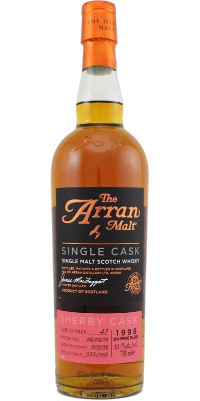 Arran 1998 Single Cask - 2014 Spring Release