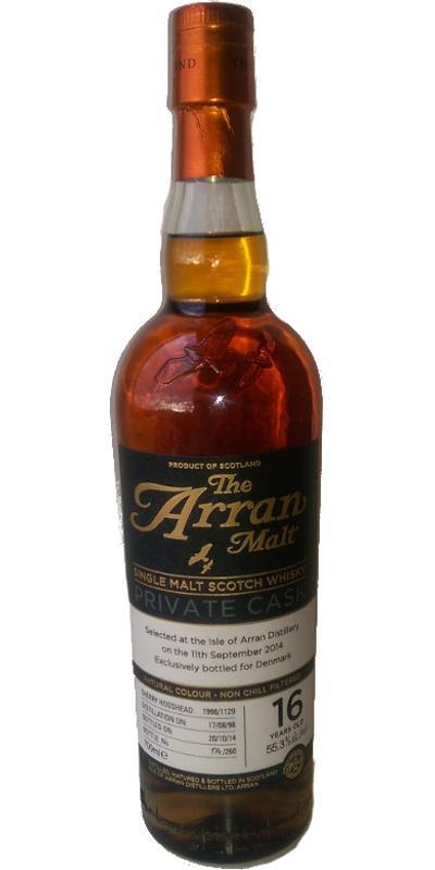 Arran 1998 Private Cask