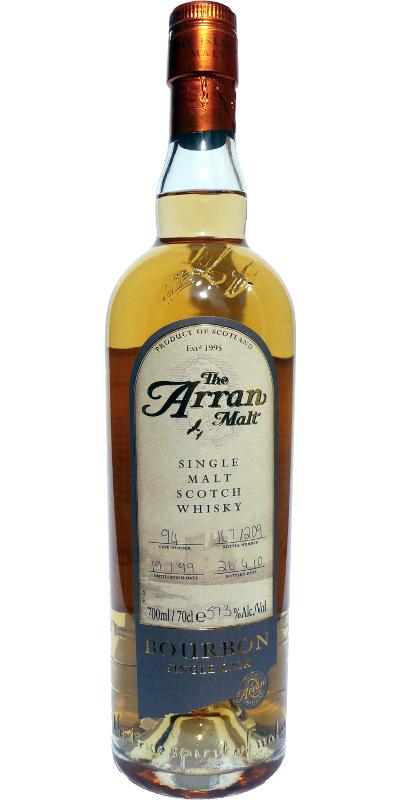 Arran 1999 Bourbon - Single Cask