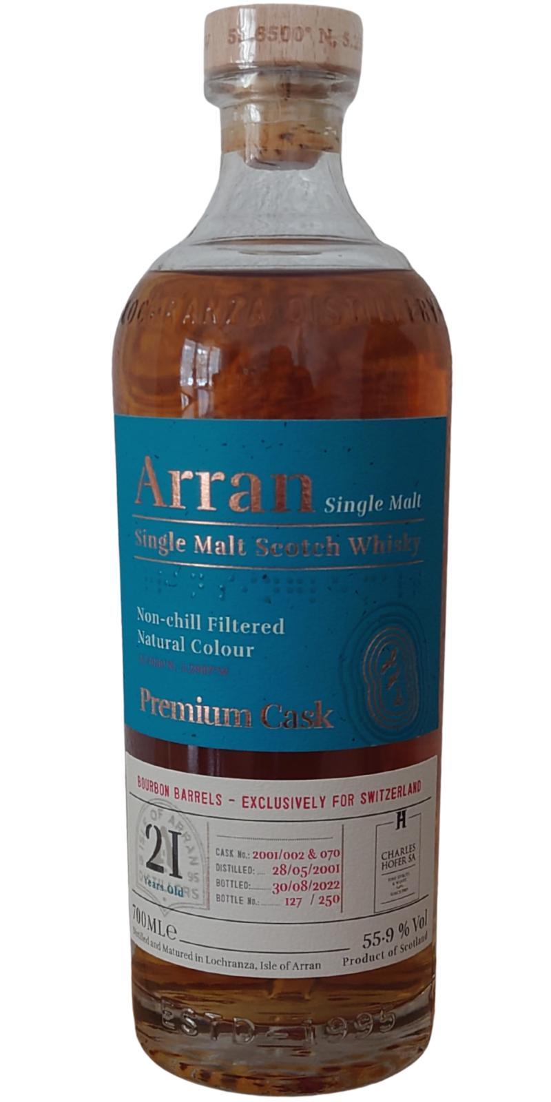 Arran 2001 Premium Cask