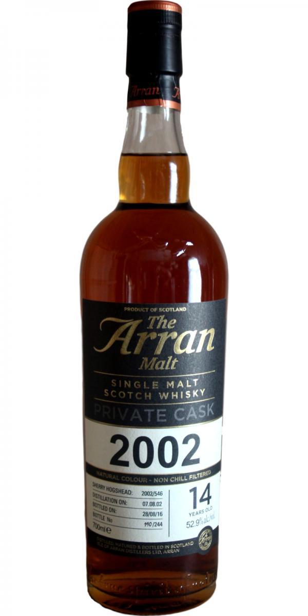 Arran 2002 Private Cask