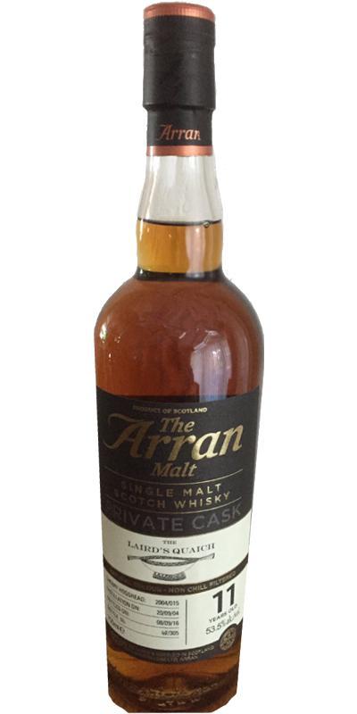 Arran 2004 Private Cask