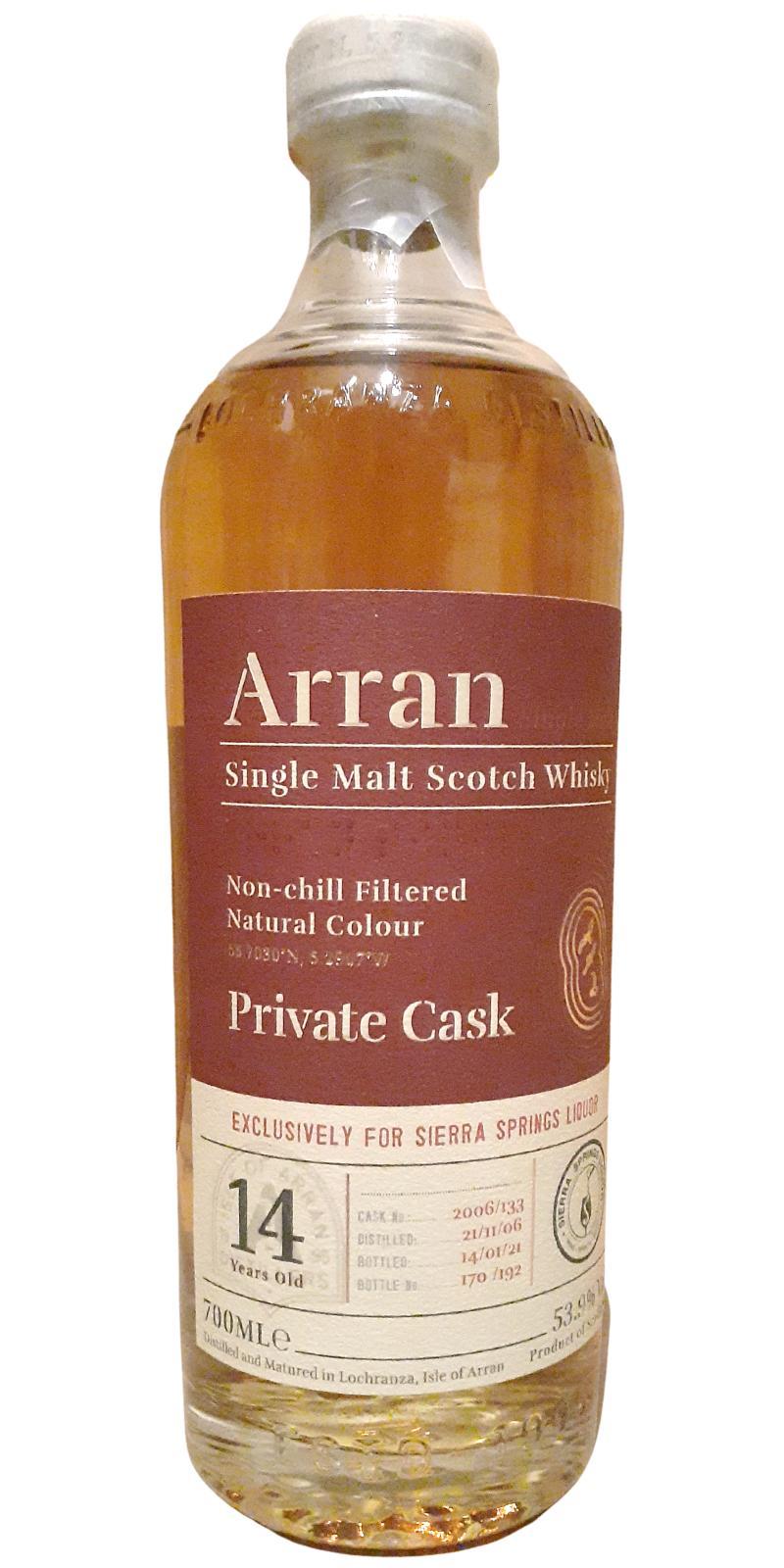 Arran 2006 Private Cask