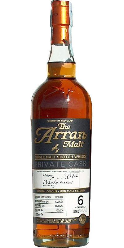 Arran 2008 Private Cask