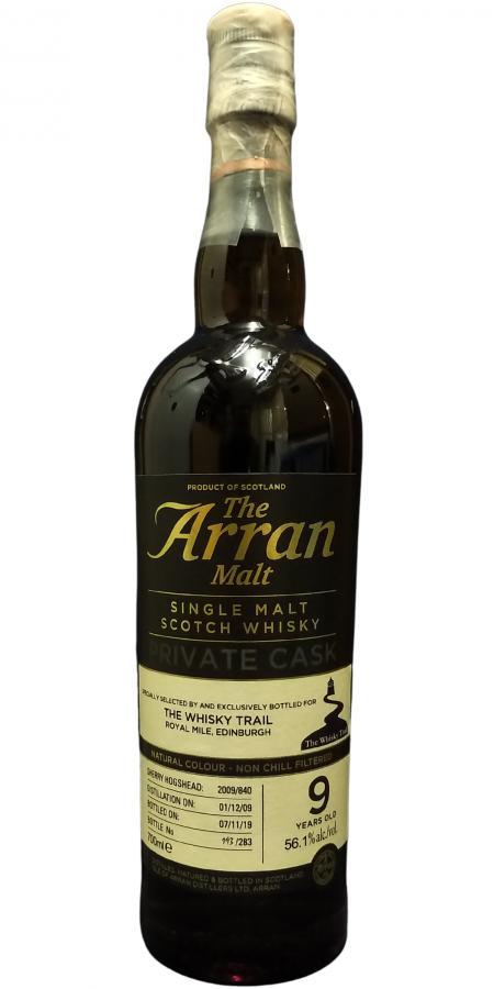 Arran 2009 Private Cask