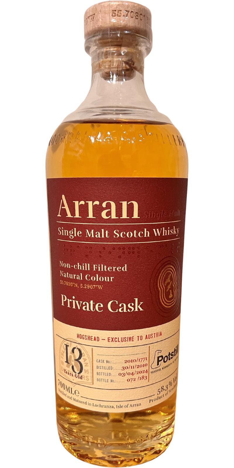 Arran 2010 Private Cask