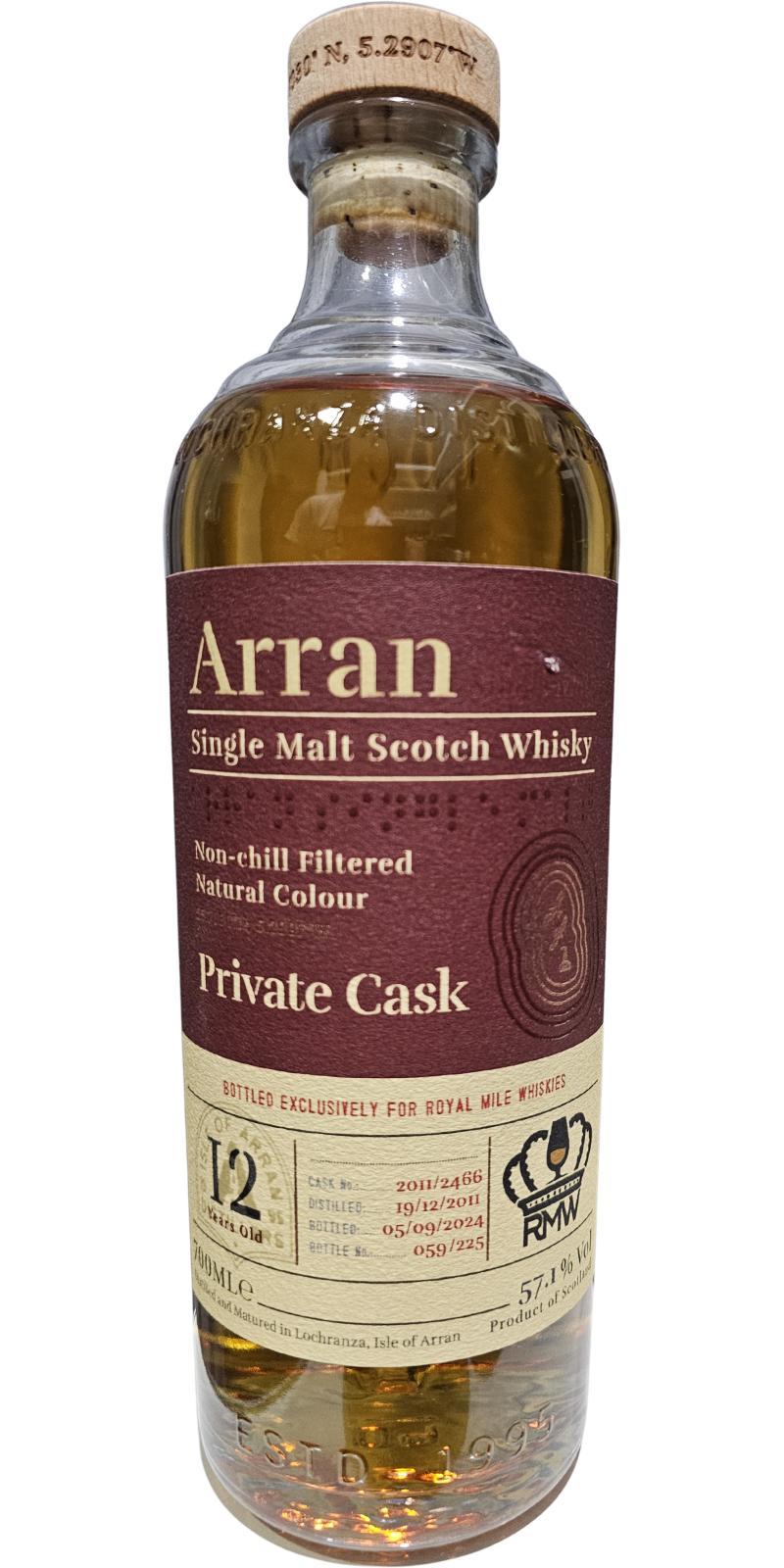 Arran 2011 Private Cask