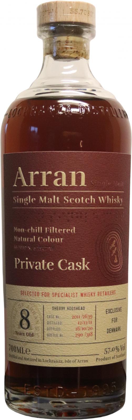 Arran 2011 Private Cask