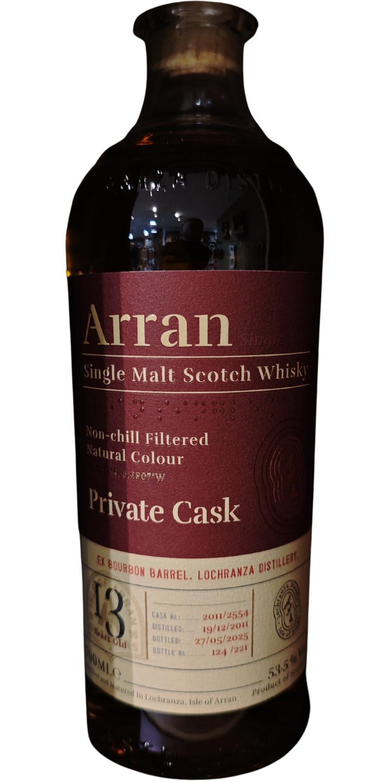 Arran 2011 Private Cask