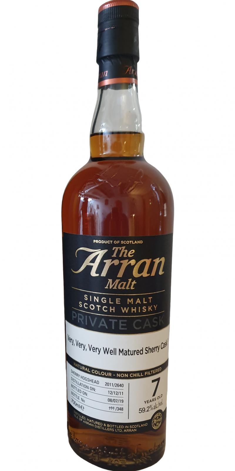 Arran 2011 Private Cask