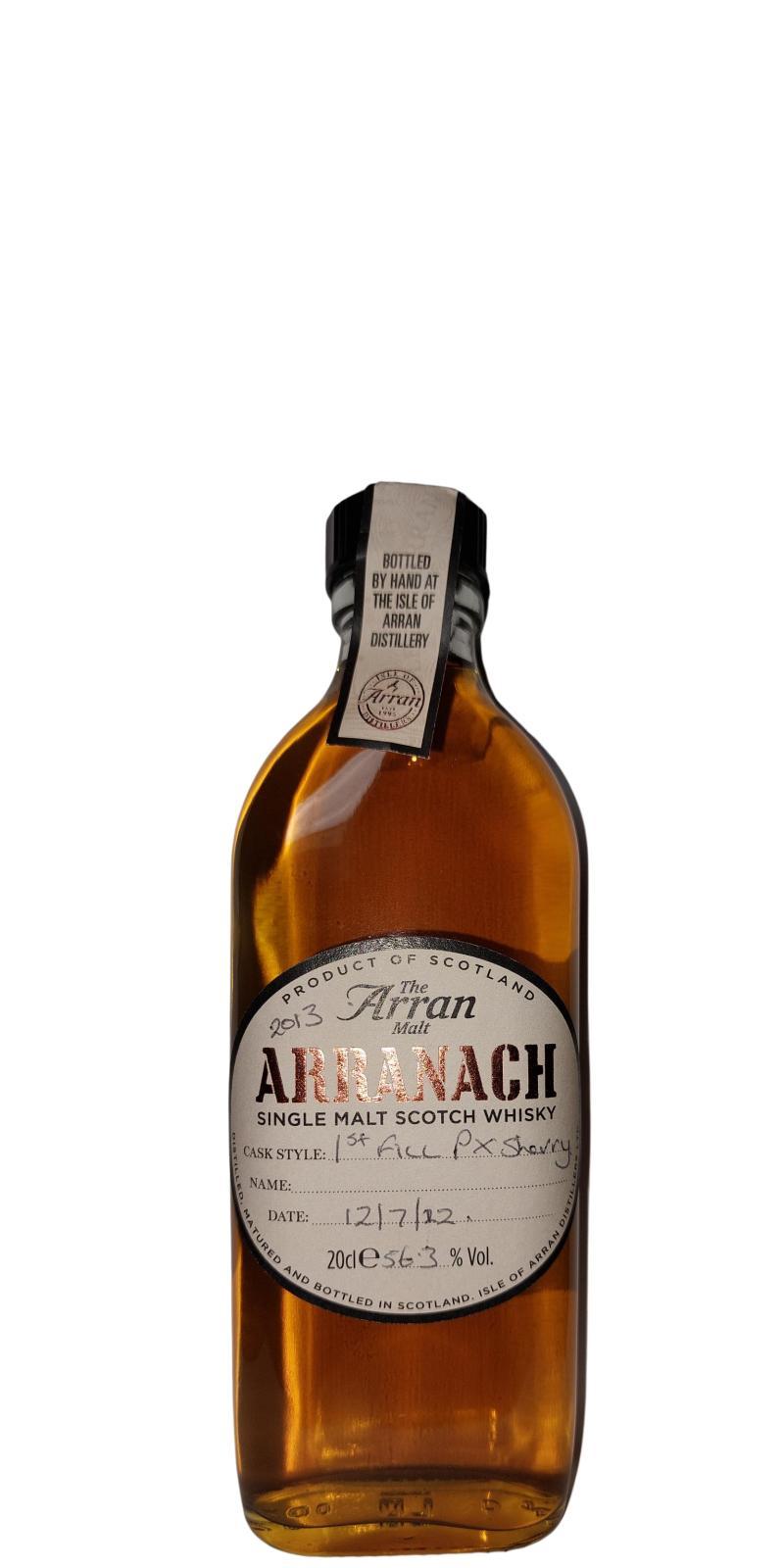 Arran Arranach Bottled by hand at the distillery