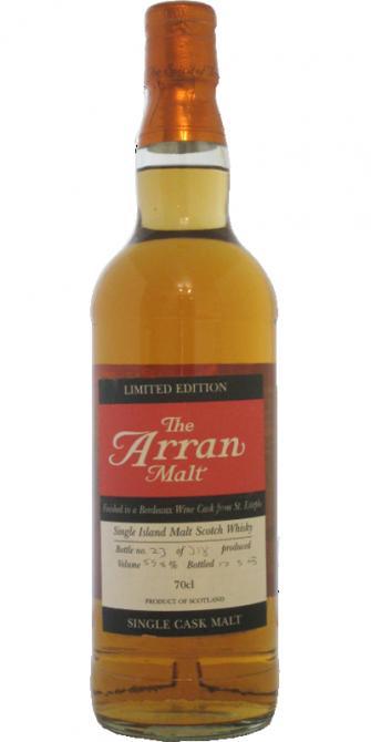 Arran Bordeaux Cask Limited Edition - Single Cask