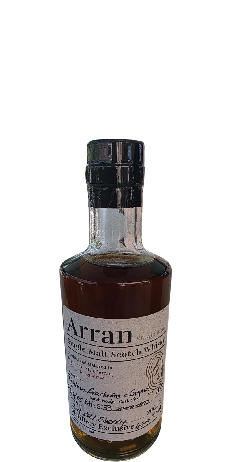 Arran Fabulous Fractions Tasting Exclusive