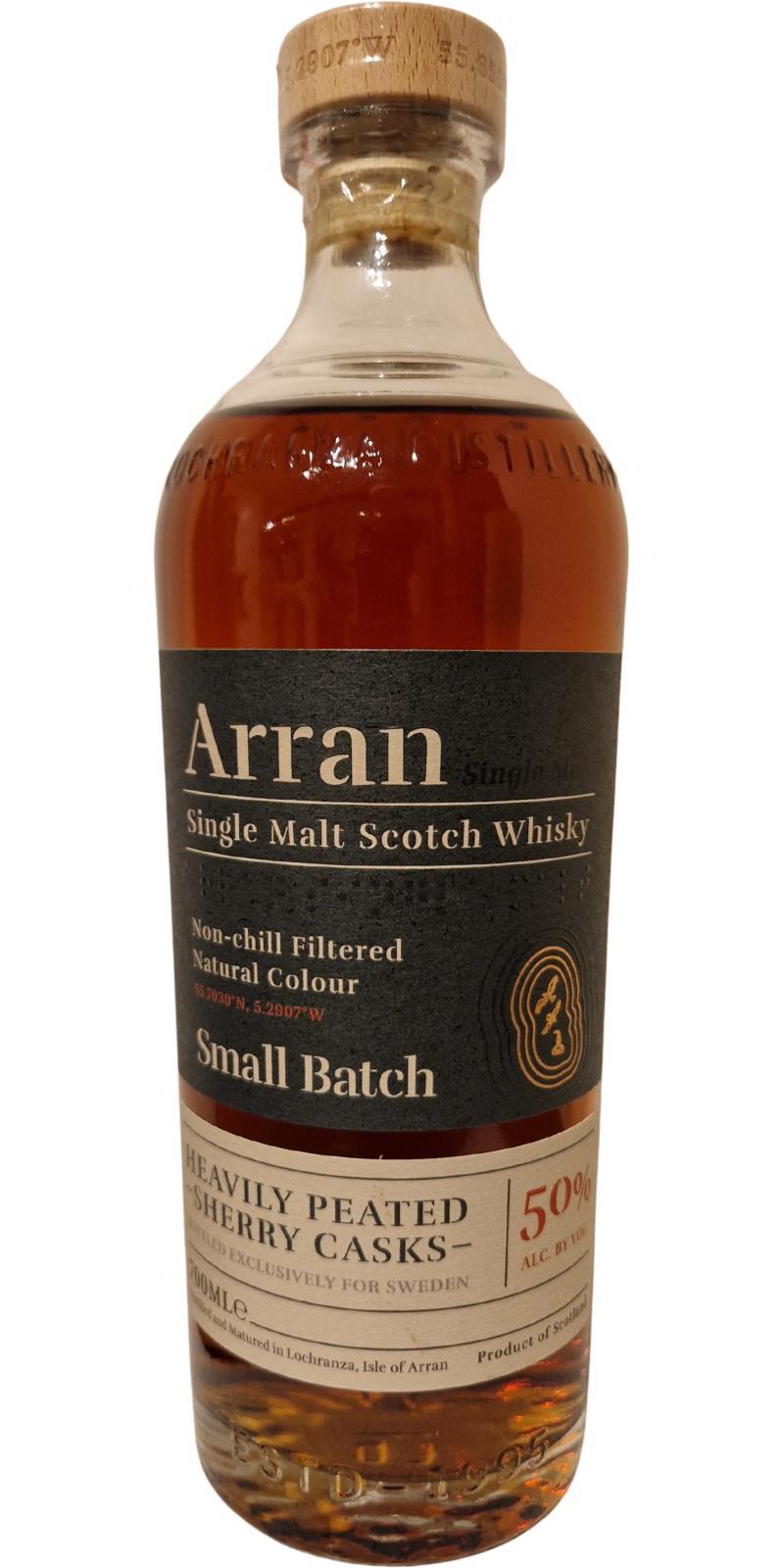 Arran Heavily peated Small Batch - Sherry Casks