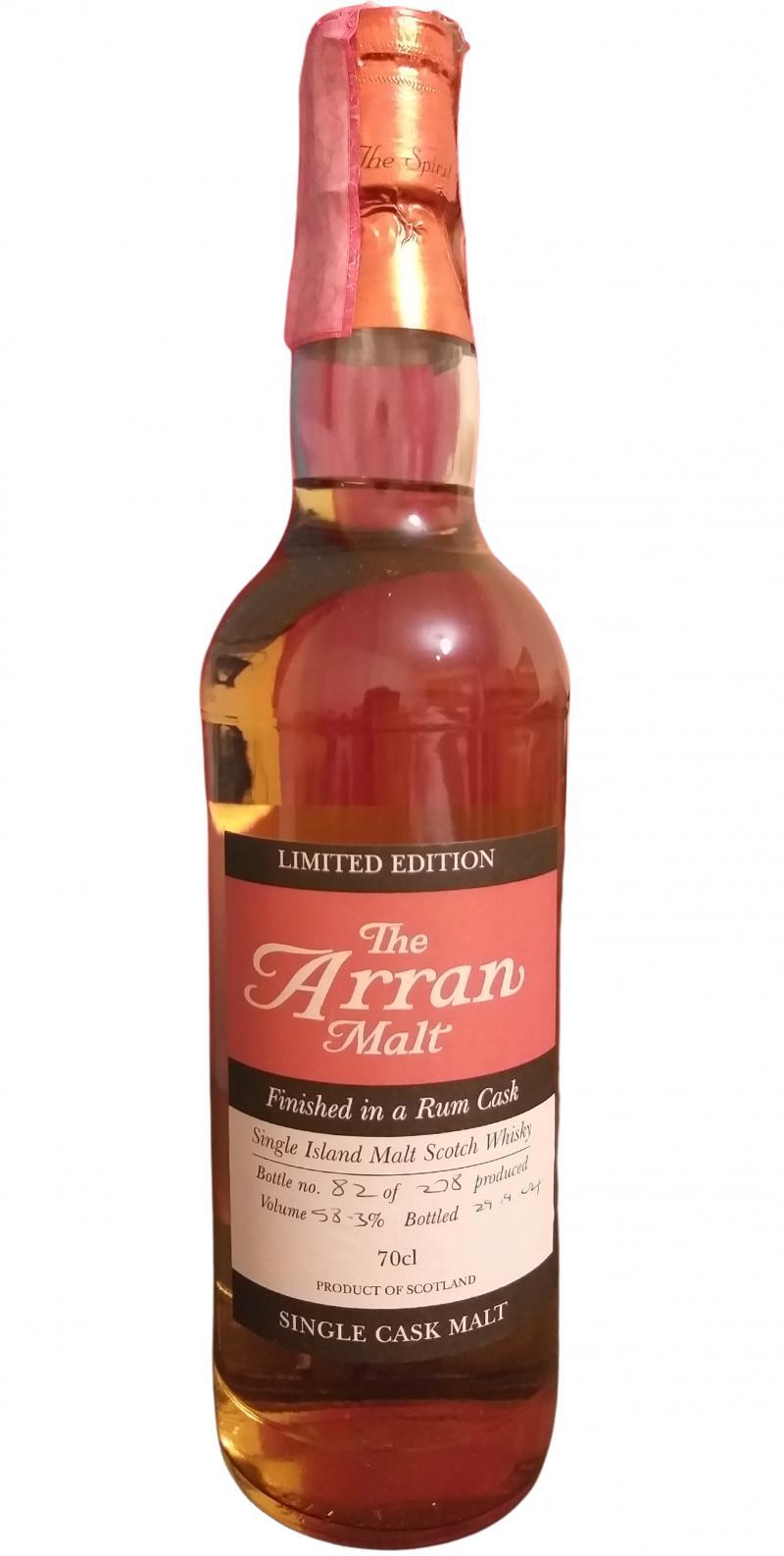 Arran Rum Cask