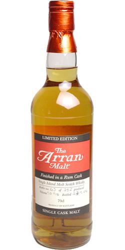 Arran Rum Cask Limited Edition - Single Cask Malt