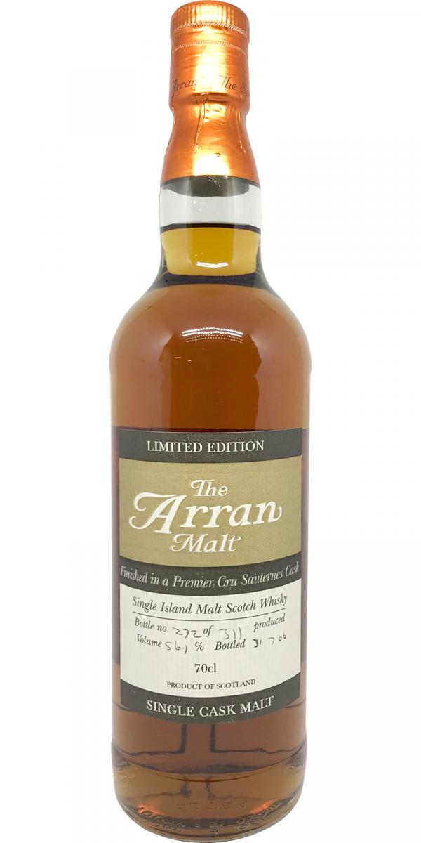 Arran Sauternes Cask Limited Edition - Single Cask Malt