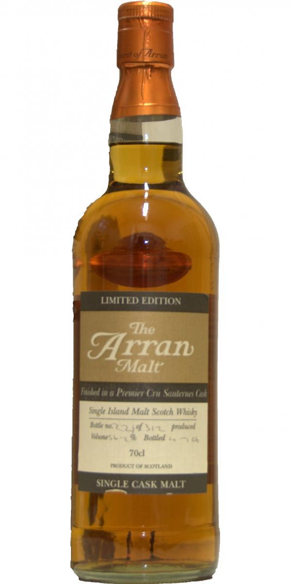 Arran Sauternes Cask Limited Edition - Single Cask Malt