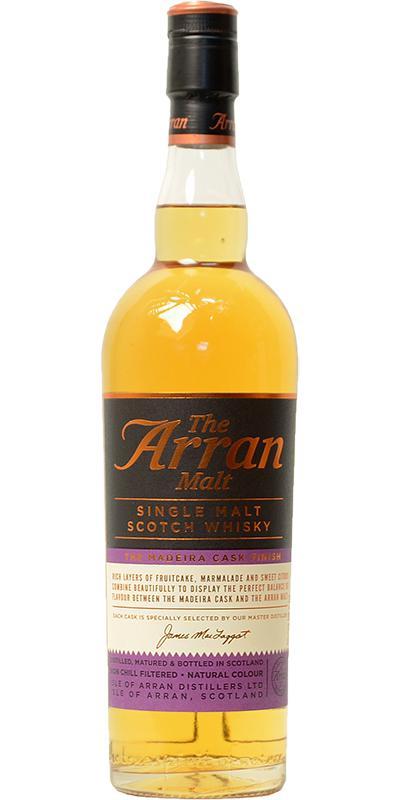 Arran The Madeira Cask Finish Cask Finishes