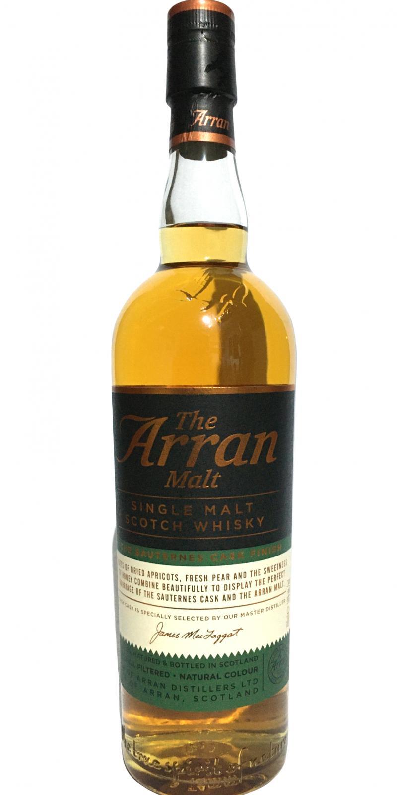 Arran The Sauternes Cask Finish Cask Finishes
