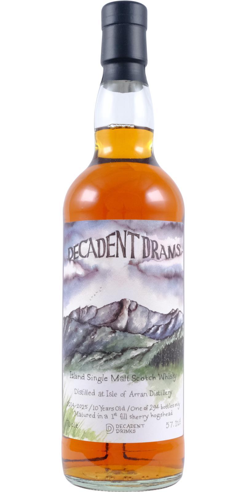 Arran 10-year-old DeDr Decadent Drams