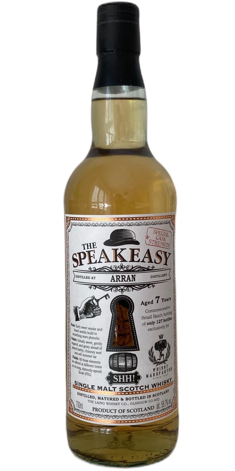 Arran 07-year-old DL The Speakeasy - Peated