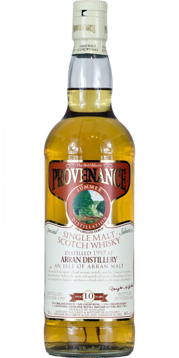 Arran 1997 McG McGibbon's Provenance