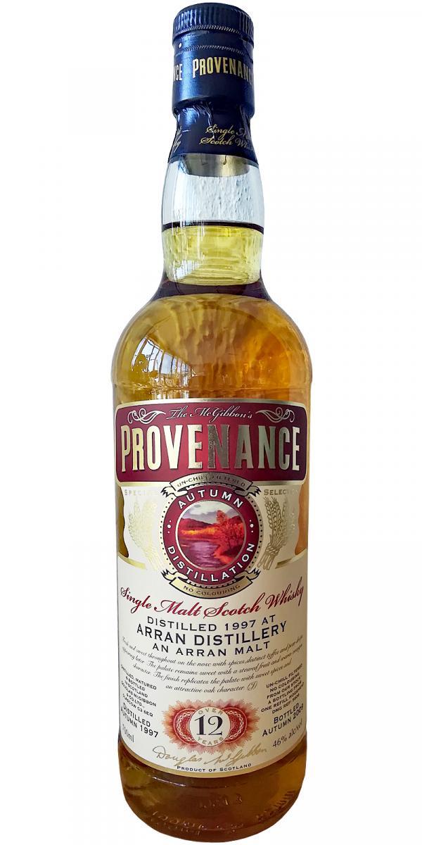 Arran 1997 McG McGibbon's Provenance