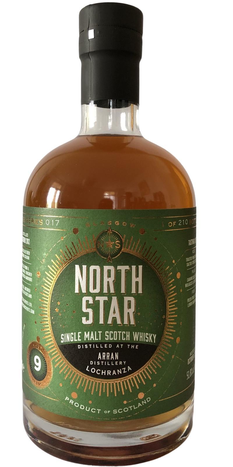 Arran 2012 NSS Cask Series 017