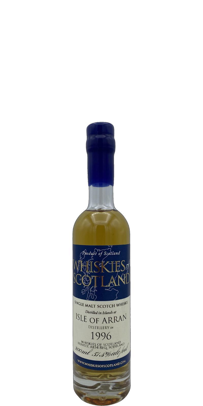 Arran 1996 SMD Whiskies of Scotland