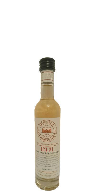 Arran 09-year-old SMWS 121.31 Sweet; with a lively, lemon tingle