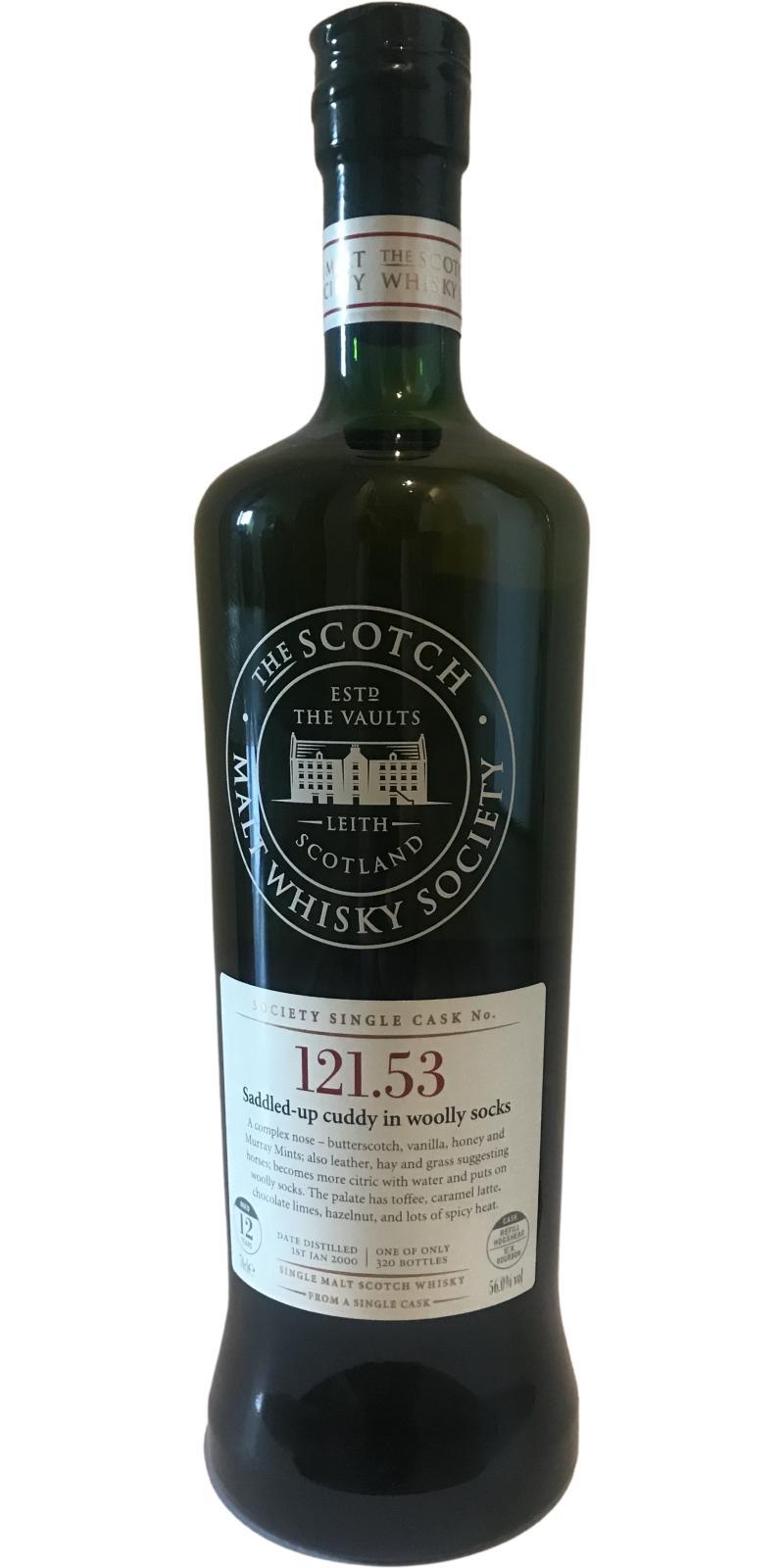 Arran 2000 SMWS 121.53 Saddled-up cuddy in woolly socks