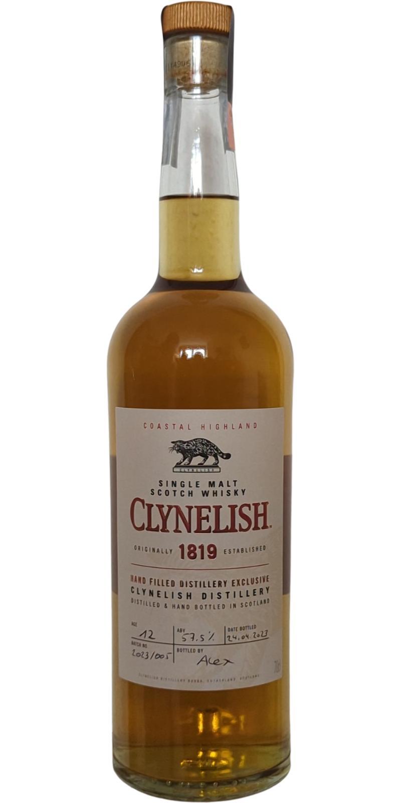 Clynelish 12-year-old Hand Filled Distillery Exclusive