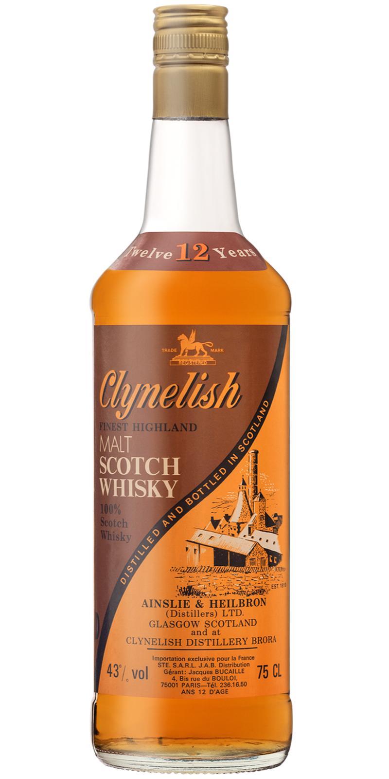 Clynelish 12-year-old Ainslie & Heilbron