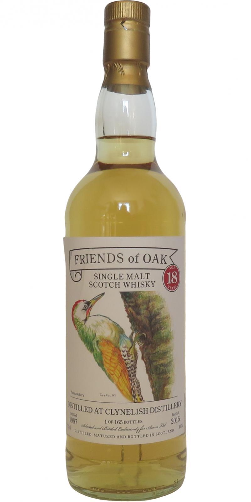 Clynelish 1997 Aco Friends of Oak