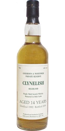 Clynelish 1992 A&M Private Reserve