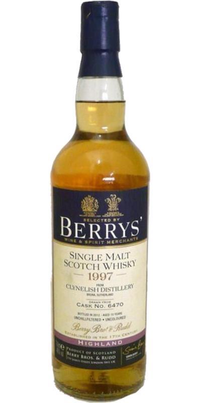 Clynelish 1997 BR Berrys'