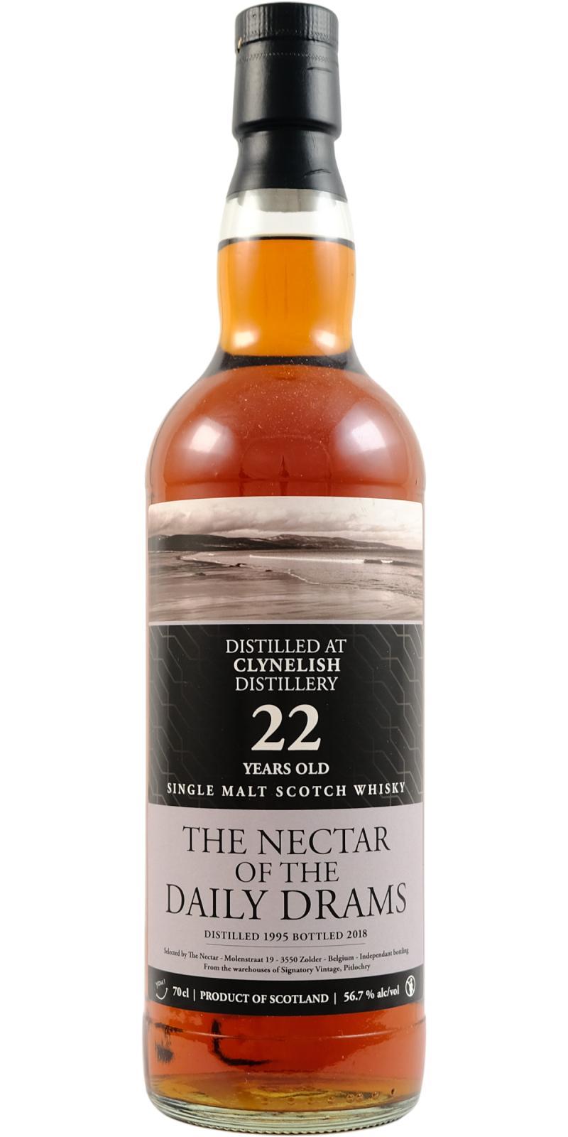 Clynelish 1995 DD The Nectar of the Daily Drams