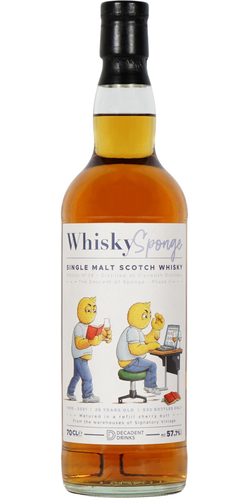 Clynelish 1995 DeDr Whisky Sponge