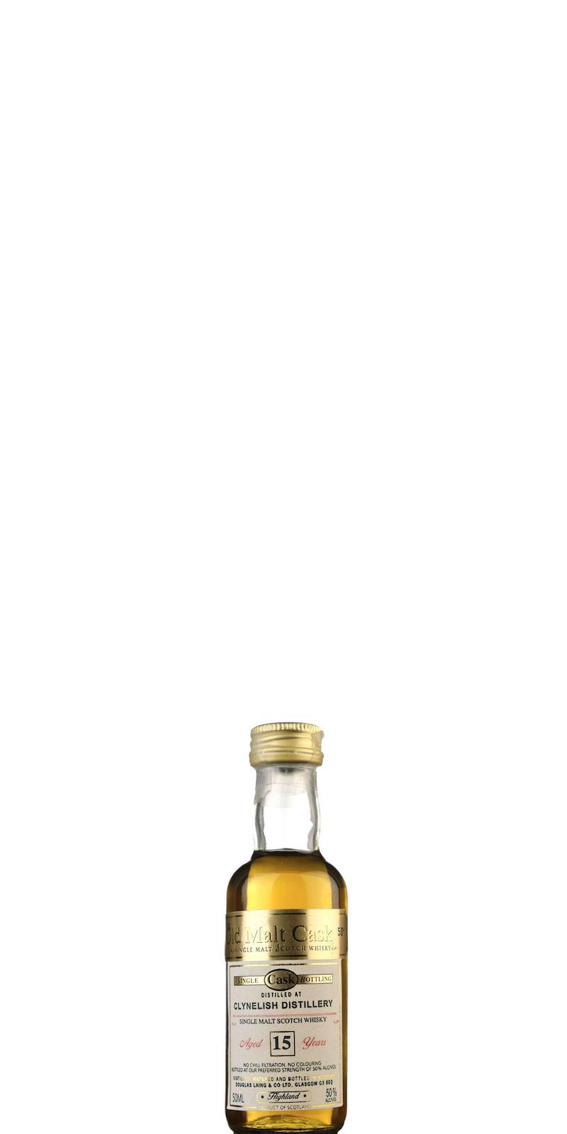 Clynelish 15-year-old DL The Old Malt Cask - Miniature