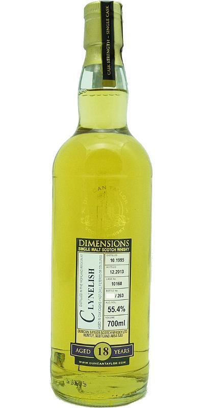 Clynelish 1995 DT Dimensions