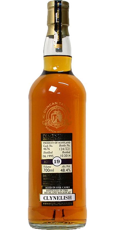 Clynelish 1995 DT Dimensions