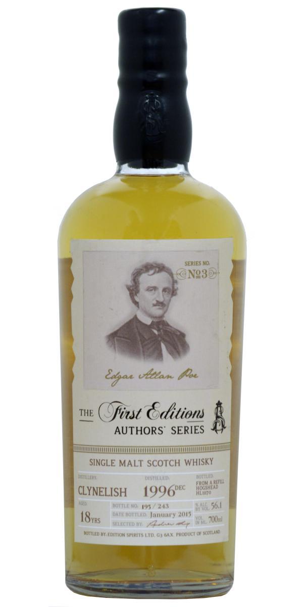 Clynelish 1996 ED The First Editions - Authors' Series
