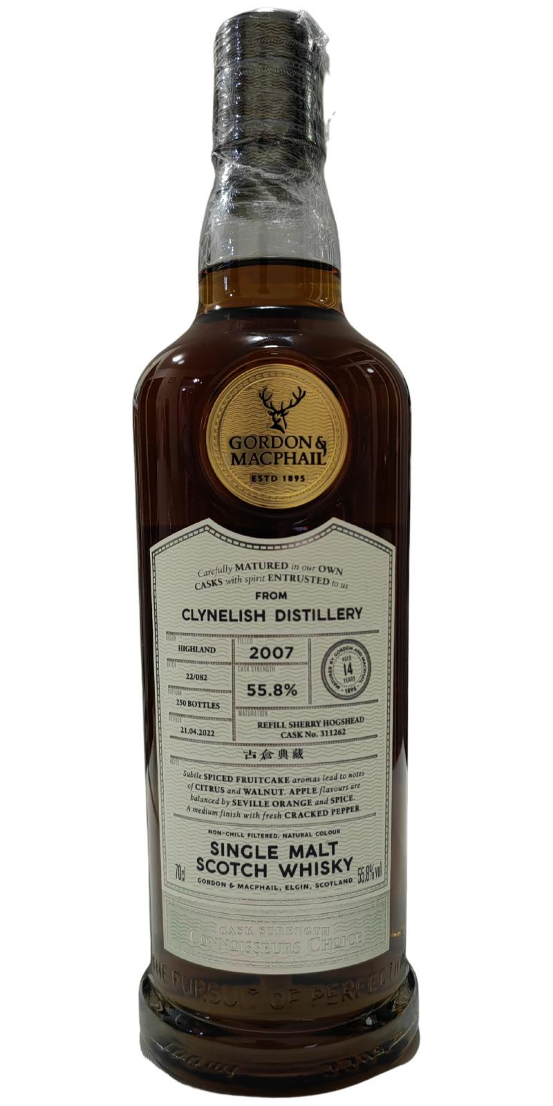 Clynelish 2007 GM Connoisseurs Choice - Cask Strength