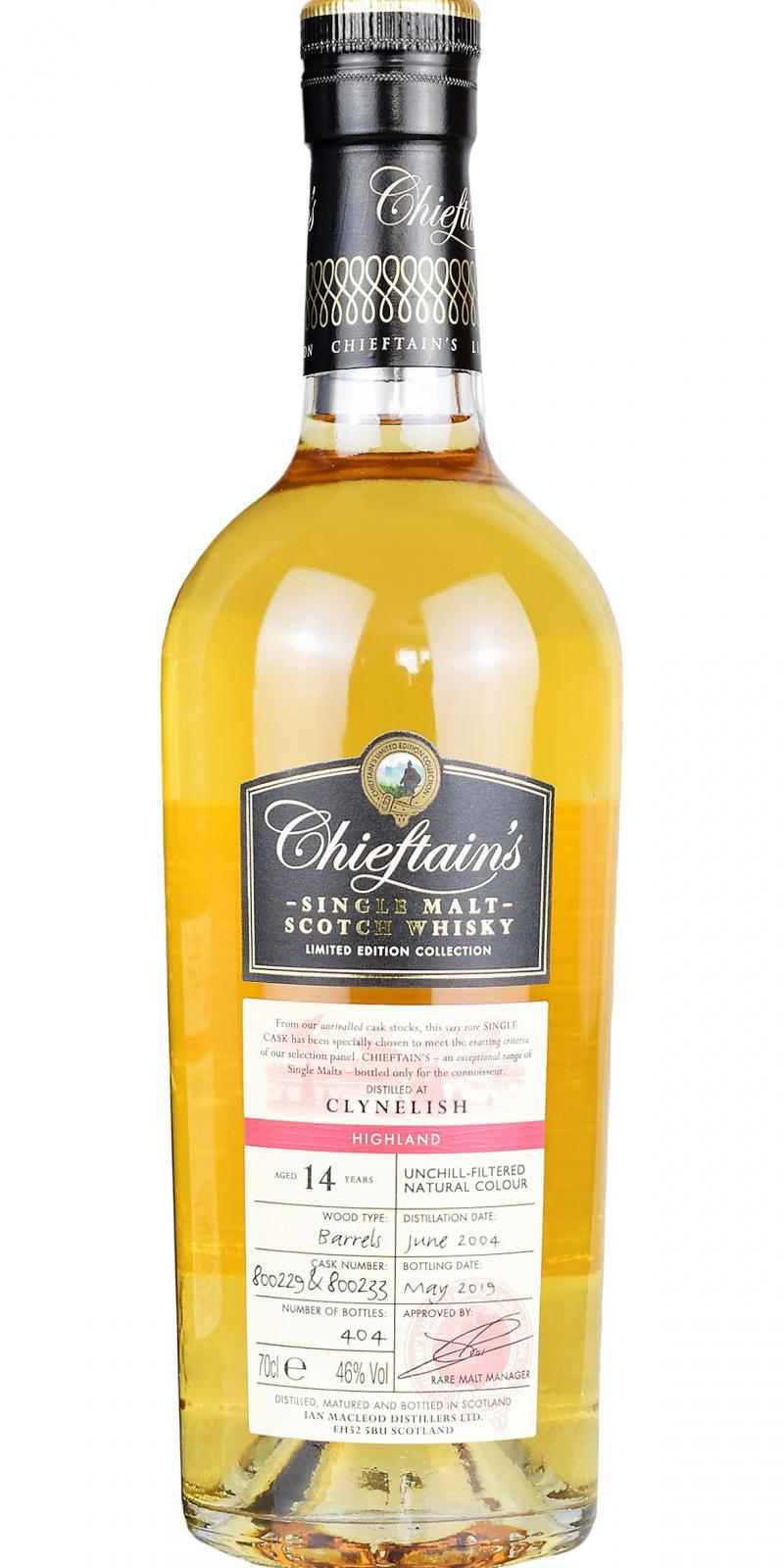 Clynelish 2004 IM Chieftain's