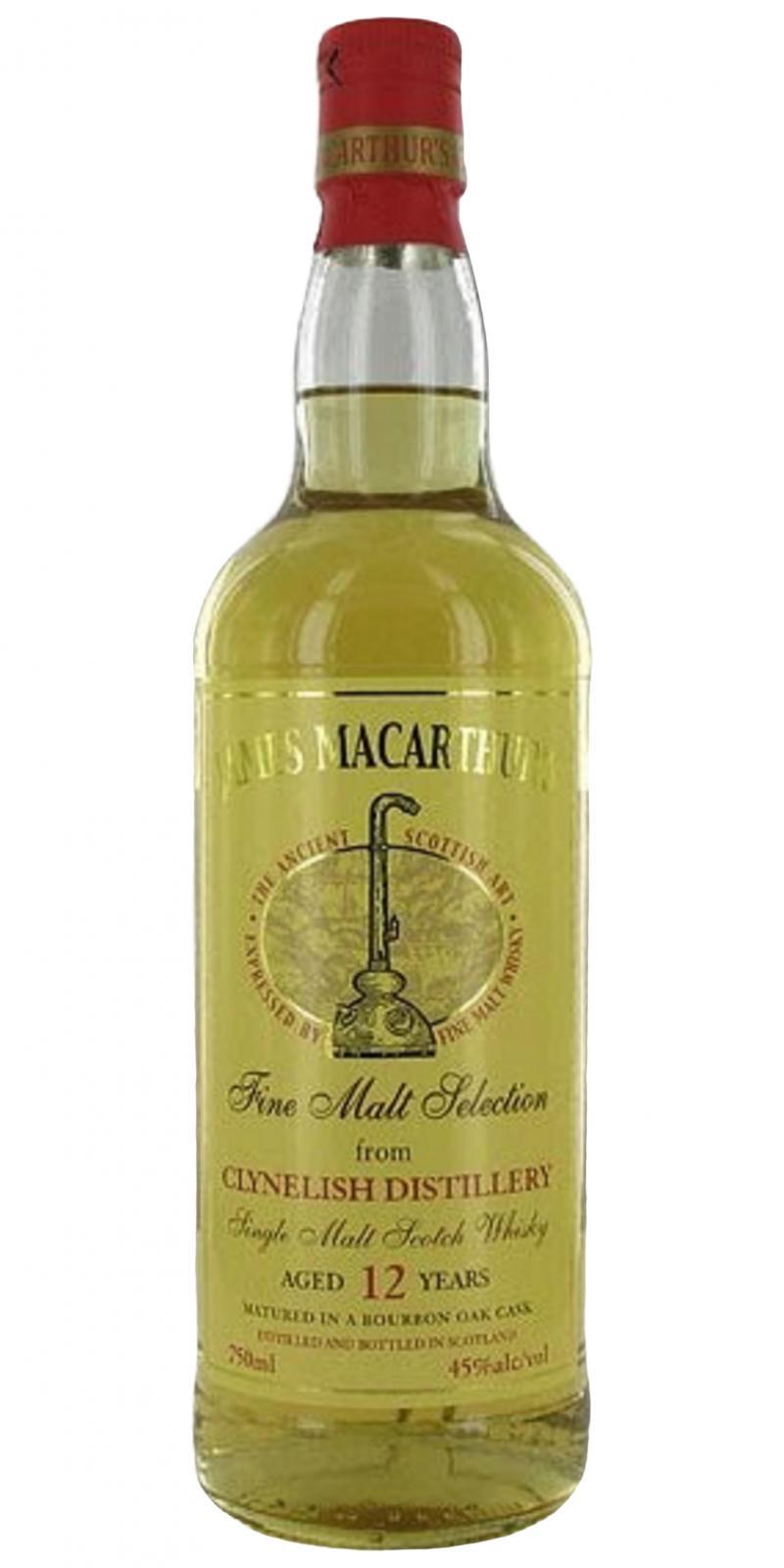 Clynelish 12-year-old JM Fine Malt Selection