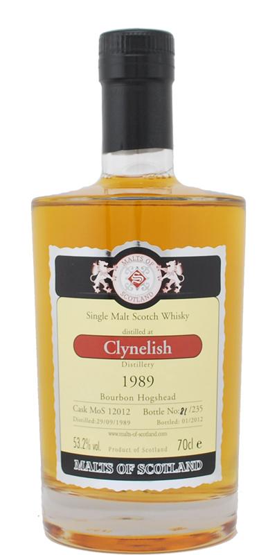 Clynelish 1989 MoS
