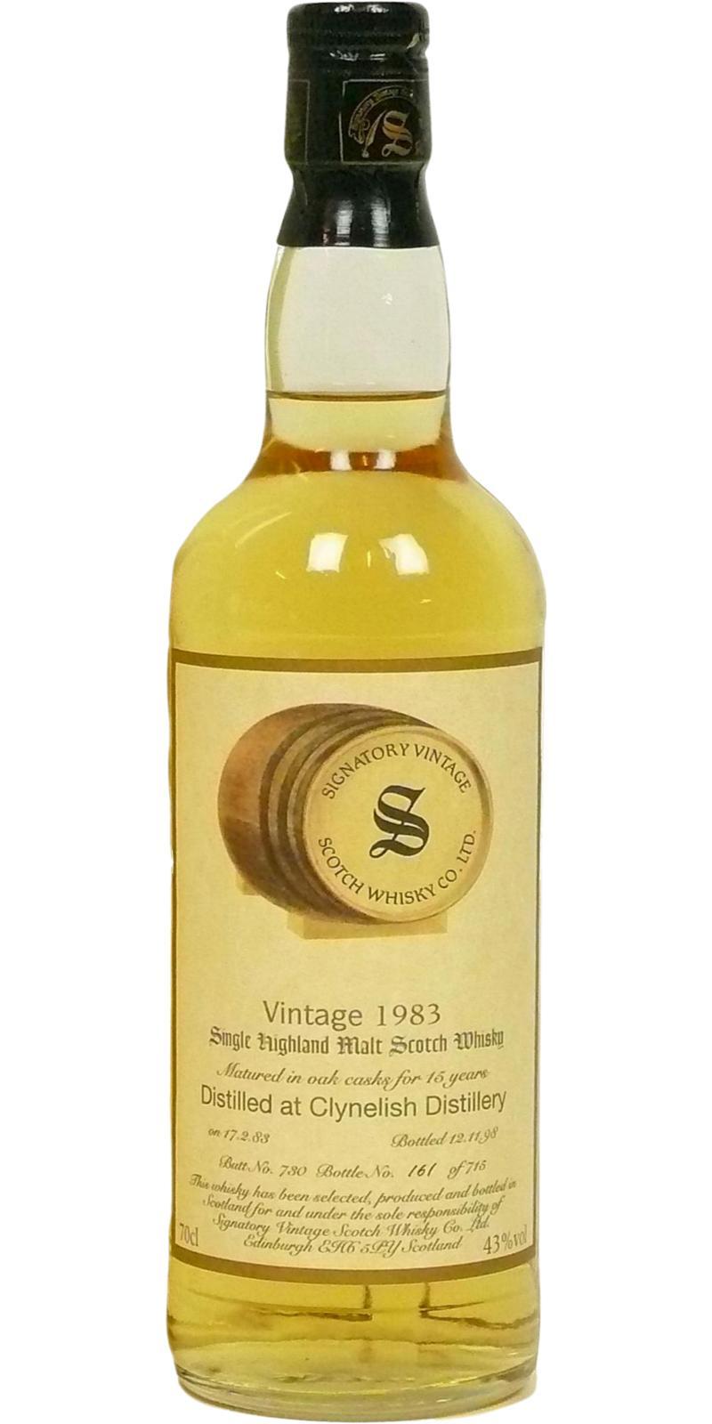 Clynelish 1983 SV Vintage Collection