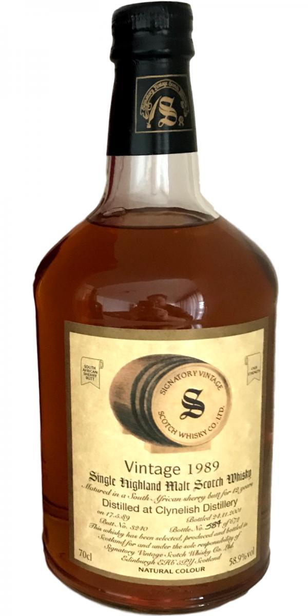 Clynelish 1989 SV Vintage Collection - Dumpy